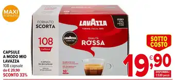 Iperal Capsule a modo mio LAVAZZA offerta