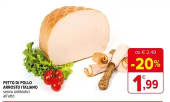 Iperal Petto di pollo arrosto italiano offerta