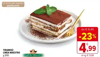 Iperal Tiramisù linea maestro offerta