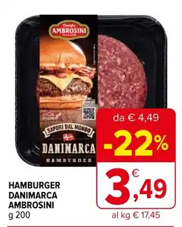 Iperal Hamburger danimarca AMBROSINI offerta