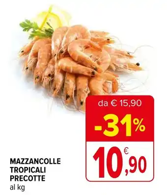 Iperal Mazzancolle tropicali precotte offerta