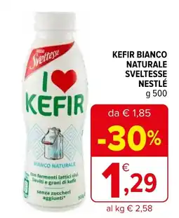 Iperal Kefir bianco naturale sveltesse NESTLÉ offerta