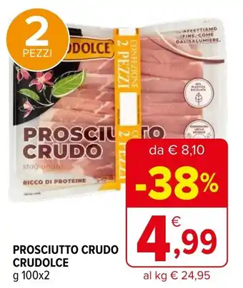 Iperal Prosciutto crudo CRUDOLCE offerta