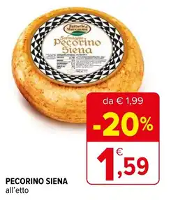 Iperal Pecorino Siena all'etto offerta