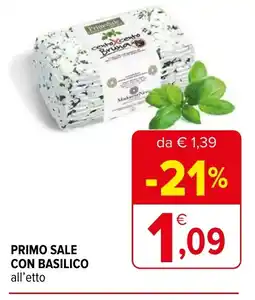 Iperal Primo sale con basilico all'etto offerta