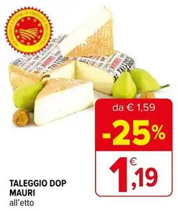 Iperal Taleggio dop mauri all'etto offerta