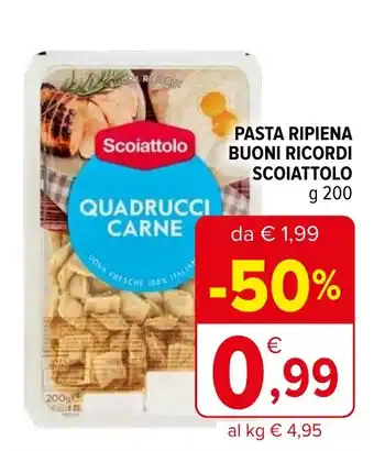 Iperal Pasta ripiena buoni ricordi SCOIATTOLO offerta