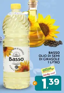 Extra Supermercati Basso olio di semi di girasole offerta