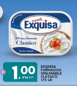 Extra Supermercati Exquisa formaggio spalmabile classico offerta