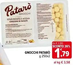 Iperal Gnocchi patarò offerta