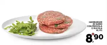 Extra Supermercati Hamburger di suino con provola e rucola offerta