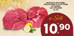 Extra Supermercati Muscolo/piccione/ spezzatino di scottona di filiera 100% italiana offerta