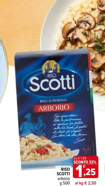 Iperal Riso scotti arborio offerta