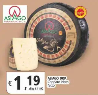 Alter Discount ASIAGO DOP Cappato Nero offerta