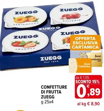 Iperal Confetture di frutta ZUEGG offerta