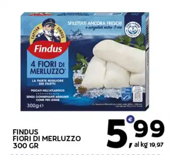 Extra Supermercati Findus fiori di merluzzo offerta