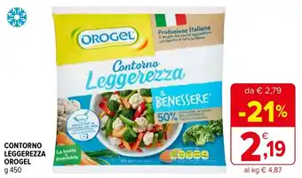 Iperal Contorno leggerezza OROGEL offerta