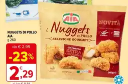 Iperal Nuggets di pollo AIA offerta