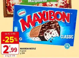 Iperal Maxibon NESTLÈ 4 gelati offerta