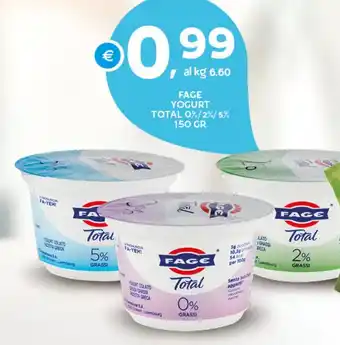 Extra Supermercati Fage yogurt total 0%/2%/5% offerta