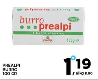 Extra Supermercati Prealpi burro offerta