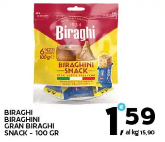 Extra Supermercati Biraghi biraghini gran biraghi snack offerta