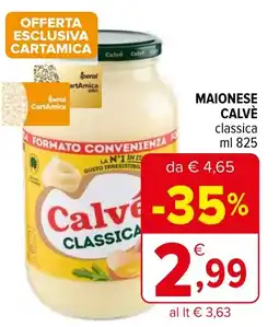 Iperal Maionese CALVÈ classica offerta