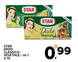 Extra Supermercati Star dado classico/ vegetale/-30% offerta