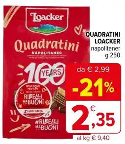 Iperal Quadratini LOACKER offerta