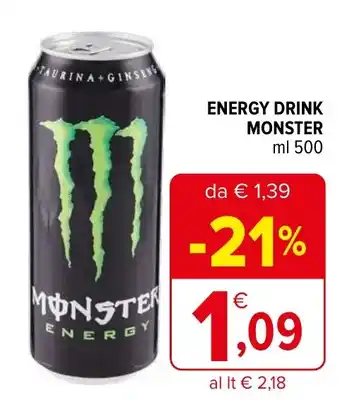 Iperal Energy drink MONSTER offerta