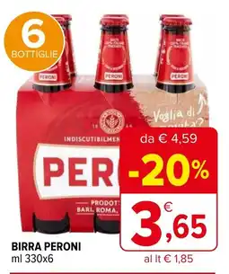 Iperal Birra PERONI offerta