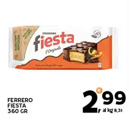 Extra Supermercati Ferrero fiesta offerta