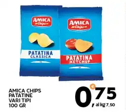 Extra Supermercati Amica chips patatine vari tipi offerta