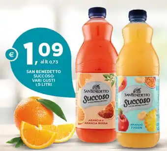 Extra Supermercati San benedetto succoso vari gusti offerta