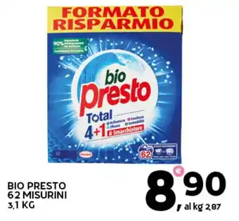 Extra Supermercati Bio presto 62 misurini offerta