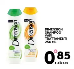 Extra Supermercati Dimension shampoo vari trattamenti offerta