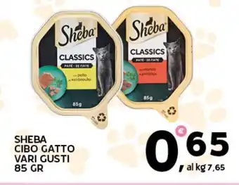 Extra Supermercati Sheba cibo gatto vari gusti offerta