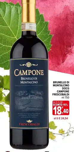 Iperal Brunello di montalcino docg campone FRESCOBALDI offerta