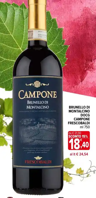 Iperal Brunello di montalcino docg campone FRESCOBALDI offerta