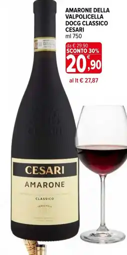 Iperal Amarone della valpolicella docg classico CESARI offerta