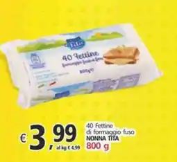 Alter Discount 40 Fettine di formaggio fuso NONNA TITA offerta