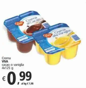 Alter Discount Crema VIVA cacao o vaniglia offerta