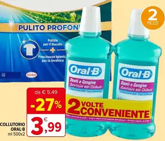 Iperal Collutorio ORAL-B offerta