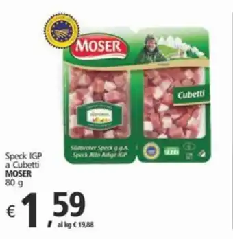 Alter Discount Speck IGP a Cubetti MOSER offerta