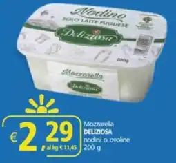 Alter Discount Mozzarella DELIZIOSA nodini o ovoline offerta