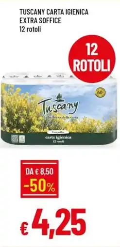 Galassia TUSCANY Carta igienica extra soffice offerta