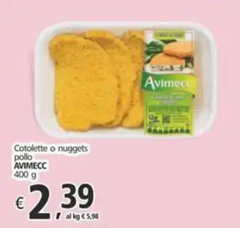 Alter Discount Cotolette o nuggets pollo AVIMECC offerta