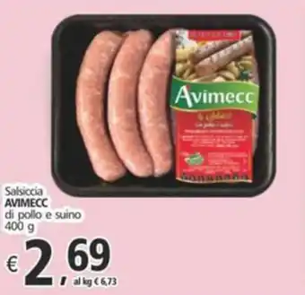 Alter Discount Salsiccia AVIMECC di pollo e suino offerta