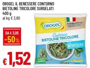 Galassia Orogel il benessere contorno bietoline tricolore surgelati offerta