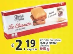 Alter Discount 72 Fette biscottate FIOR DI FORNO classiche offerta